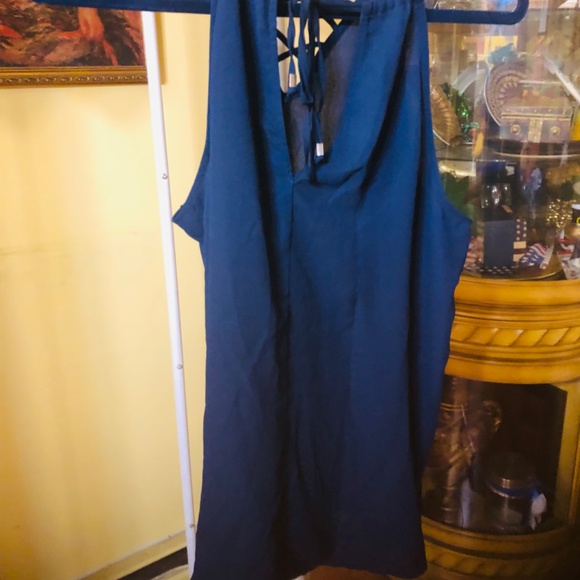Navy Blue Summer Top - Picture 3 of 3